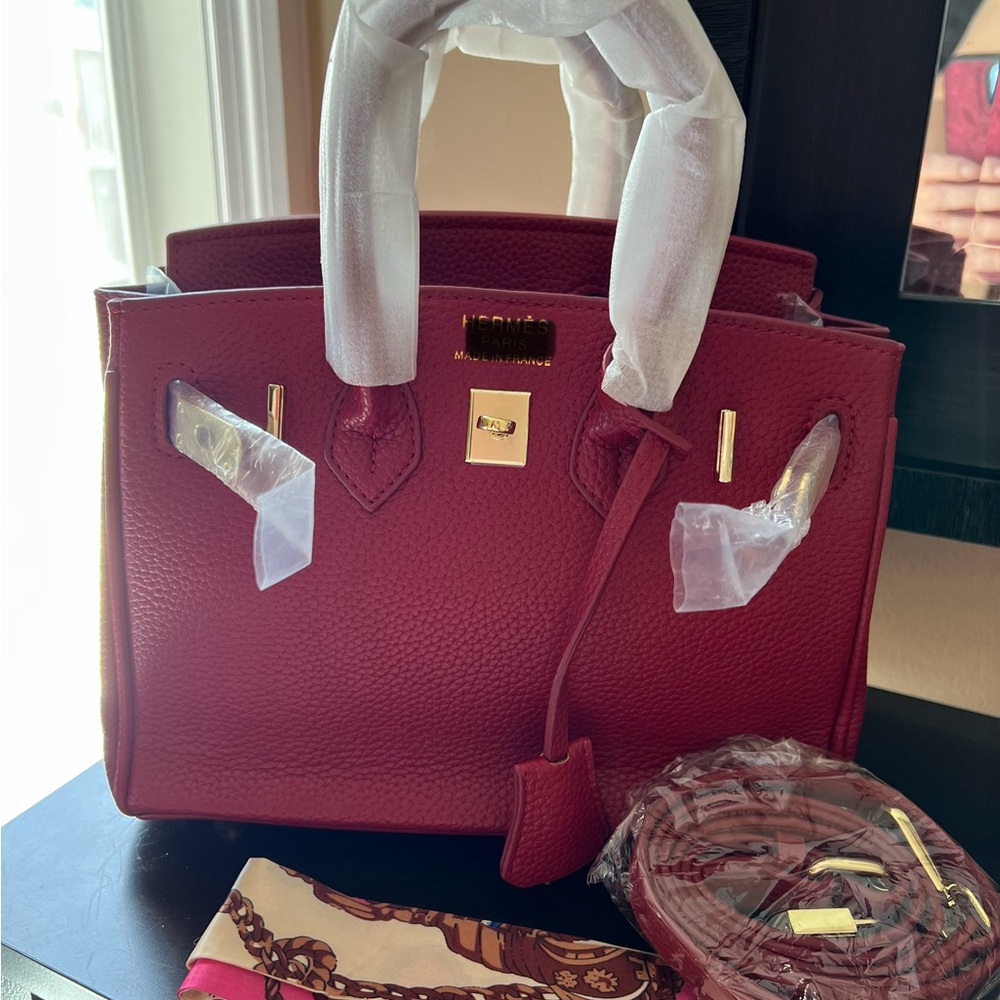 Burgundy Satchel Bag